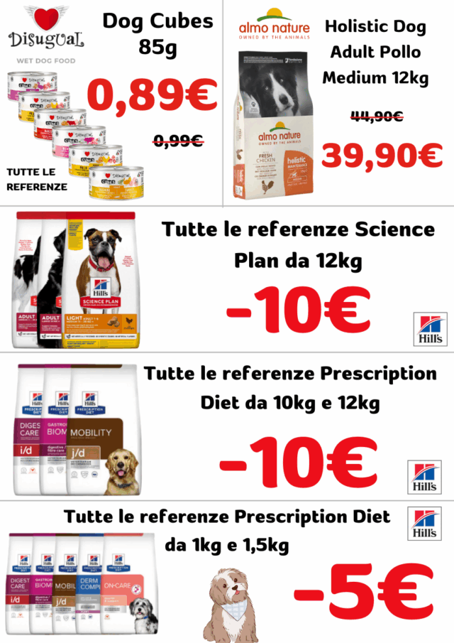 Volantino Fidomania OTTOBRE 2025 su cibo e accessori per animeli domestici.